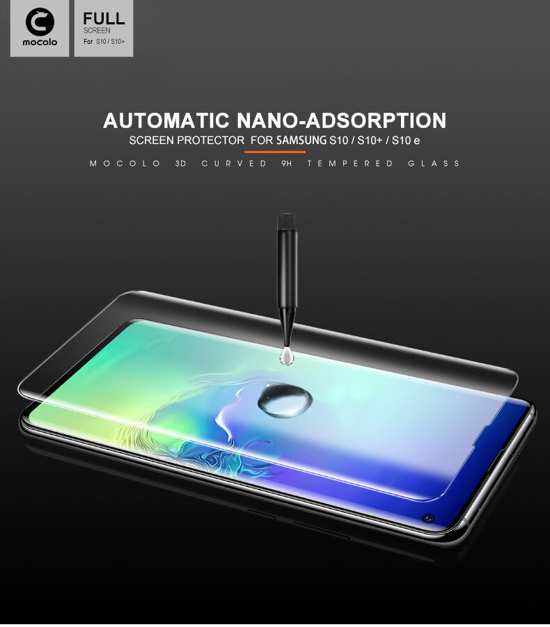 Sticlă durificată 3D Mocolo pentru Samsung Galaxy S10 - transparent