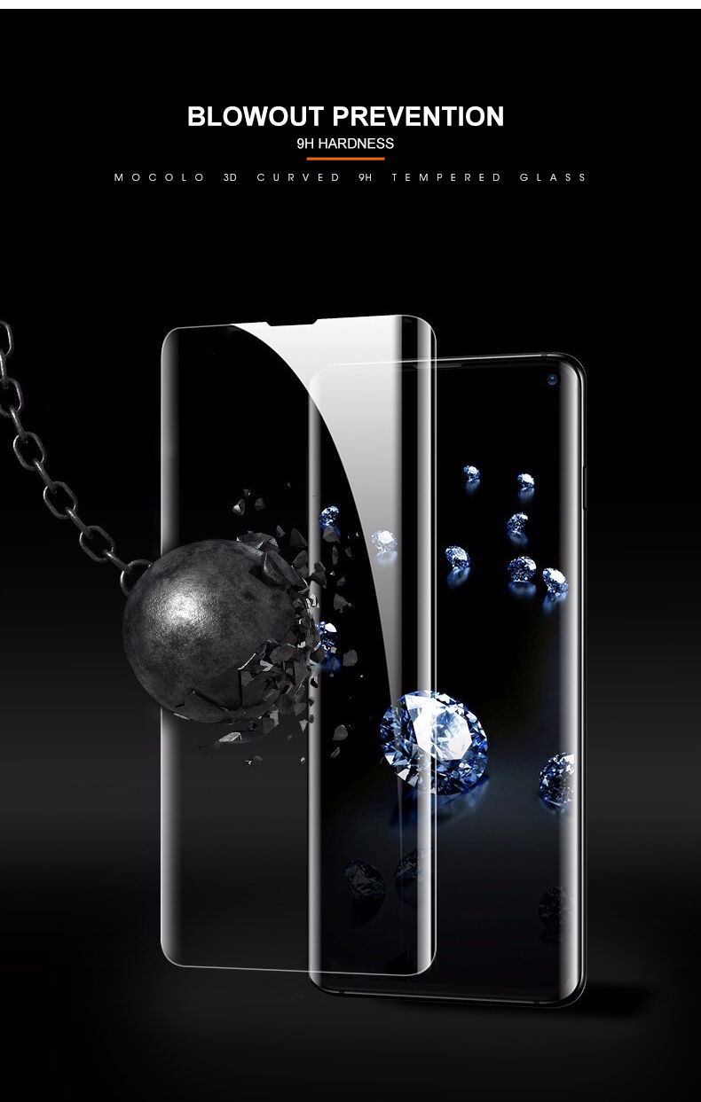 Sticlă durificată 3D Mocolo pentru Samsung Galaxy S10 - transparent