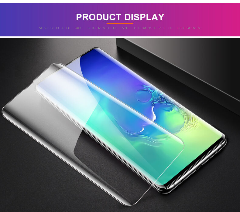 Sticlă durificată 3D Mocolo pentru Samsung Galaxy S10 - transparent