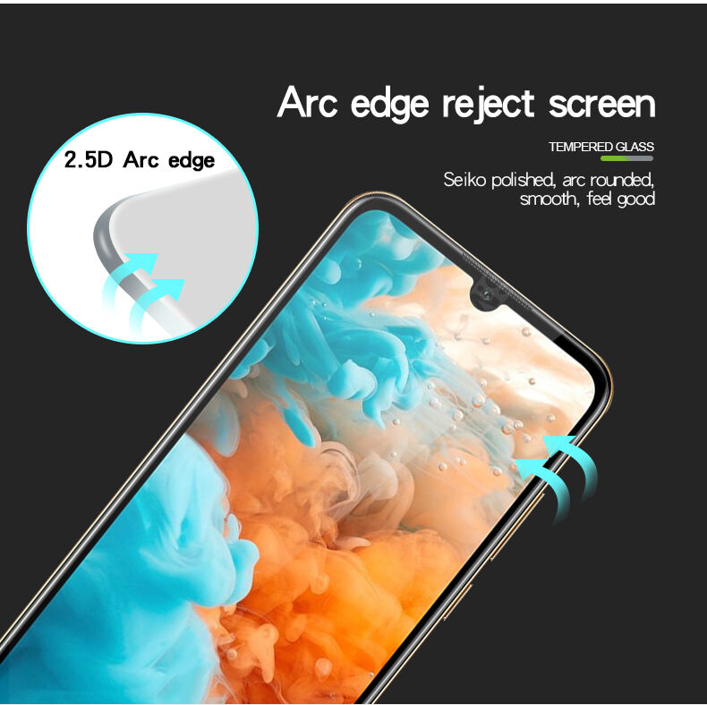 Sticlă durificată 2,5D Pinwuyo pentru Huawei Y6 (2019) - negru