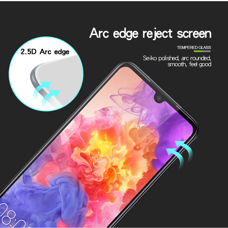 Sticlă durificată 2,5D Mofi pentru Huawei P30 Lite - negru