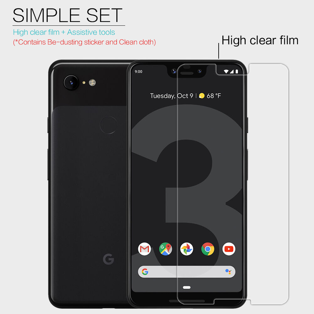 Folie de protecție Nillkin pentru Google Pixel 3 XL - transparent