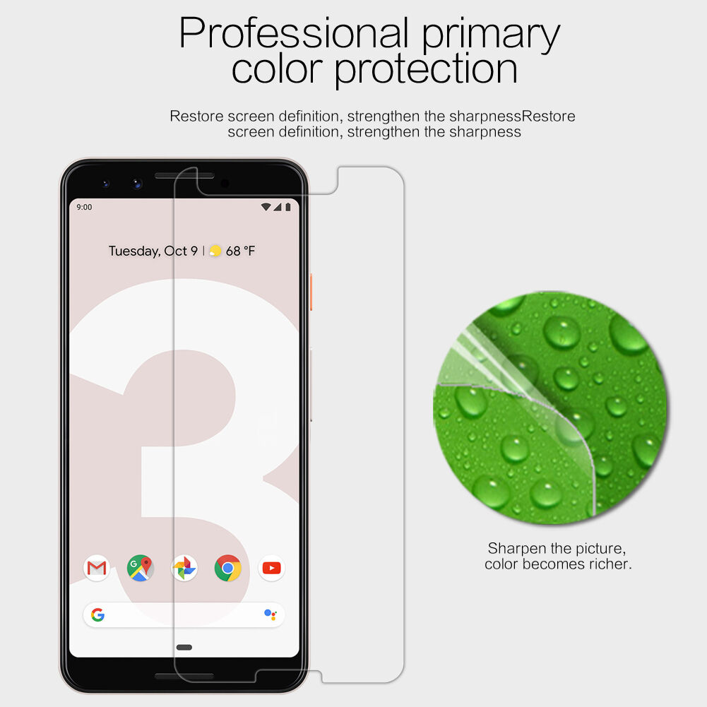 Folie de protecție Nillkin pentru Google Pixel 3 - transparent