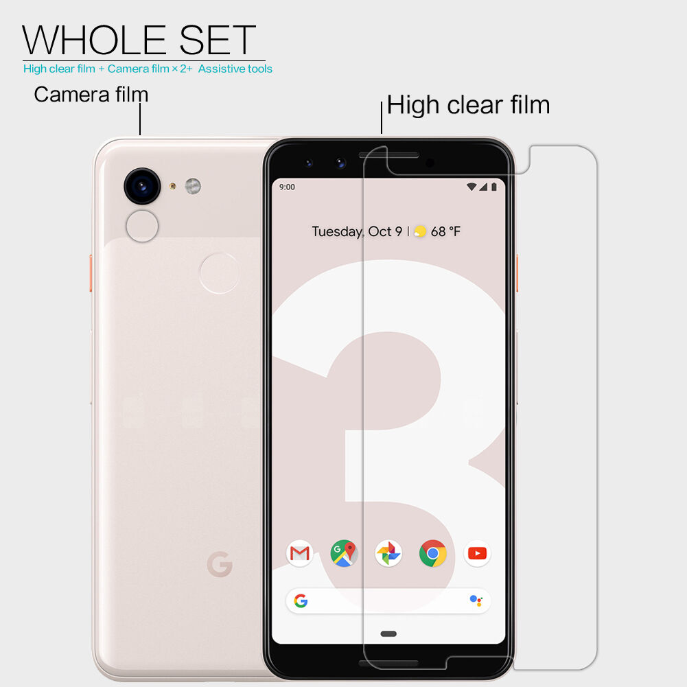 Folie de protecție Nillkin pentru Google Pixel 3 - transparent
