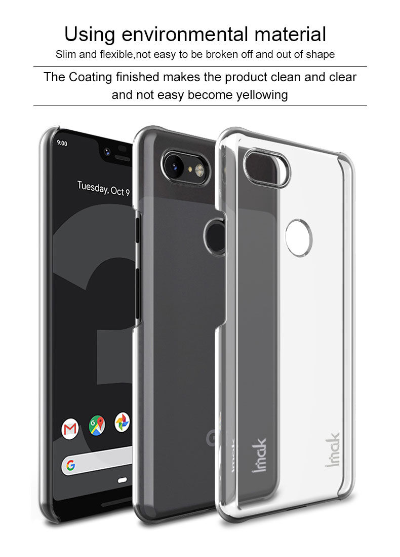 Carcasă din plastic Imak Crystal, pentru Google Pixel 3 - transparent