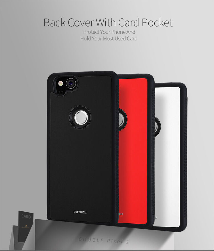Carcasă Dux Ducis Pocard, pentru Google Pixel 2 - negru