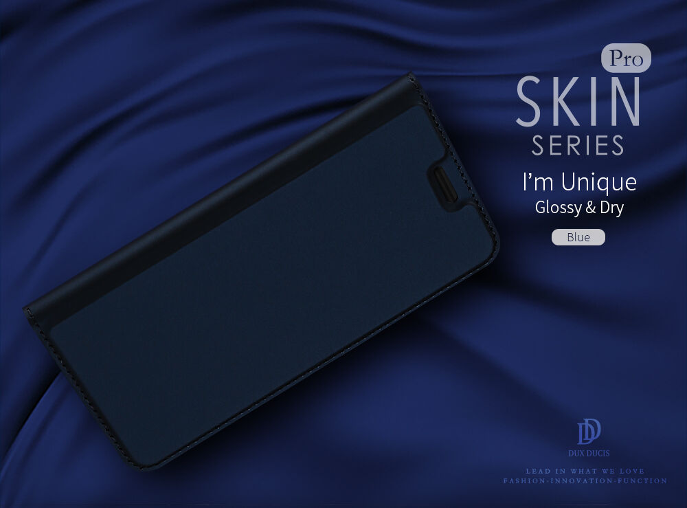 Husă flip Dux Ducis Skin Pro, pentru Google Pixel 2 - roz-auriu