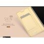 Husă flip Dux Ducis Skin Pro, pentru Google Pixel 2 - roz-auriu