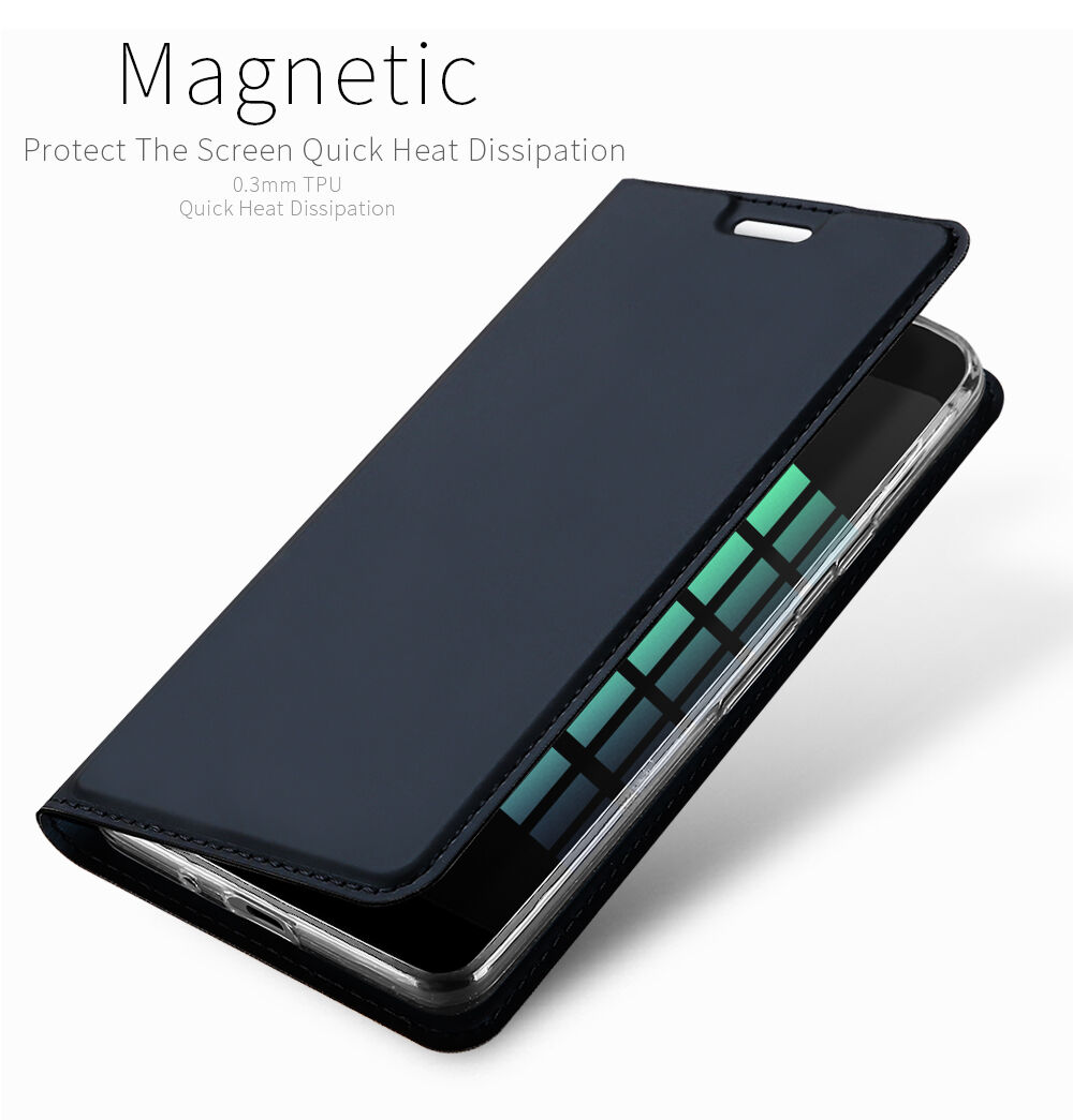 Husă flip Dux Ducis Skin Pro, pentru Google Pixel 2 - roz-auriu