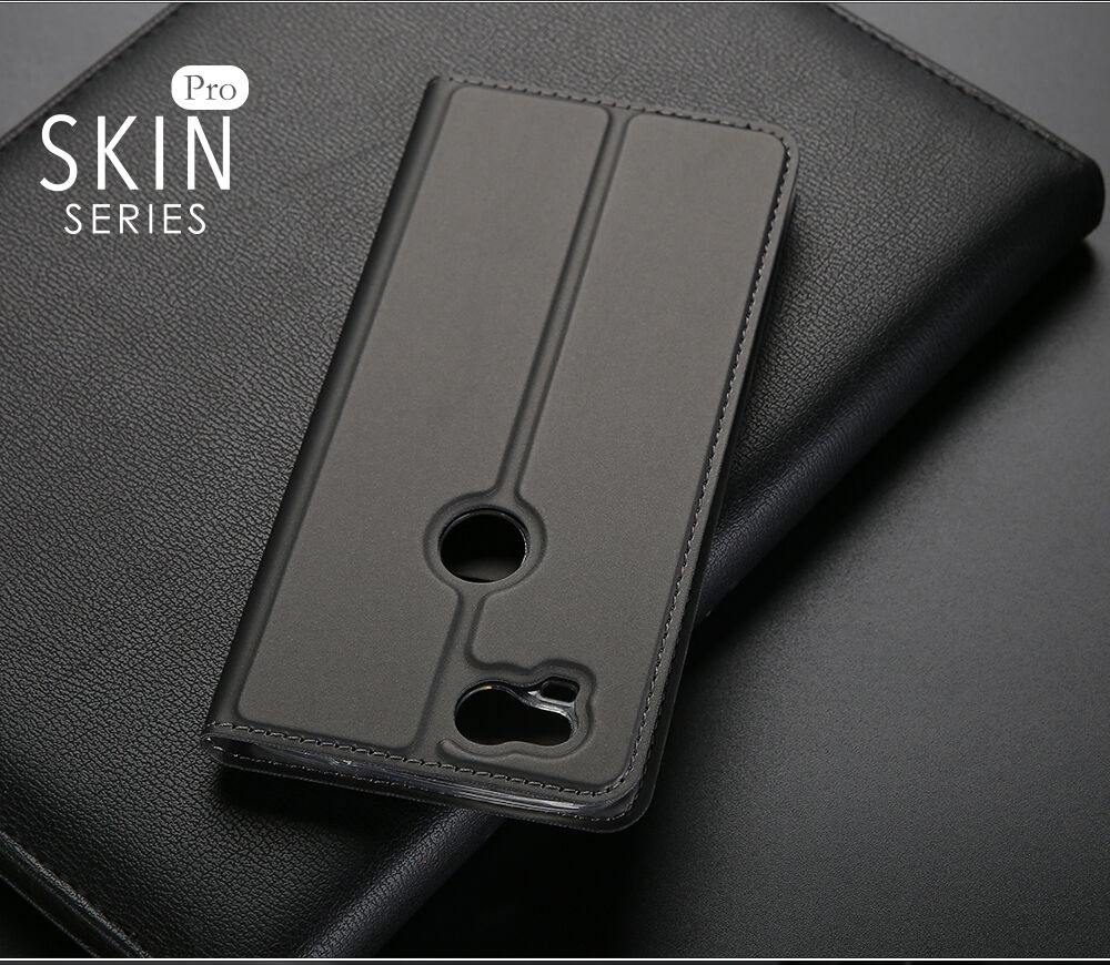 Husă flip Dux Ducis Skin Pro, pentru Google Pixel 2 - roz-auriu