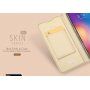 Husă din piele Dux Ducis Skin Pro, pentru Xiaomi Mi 9 - auriu