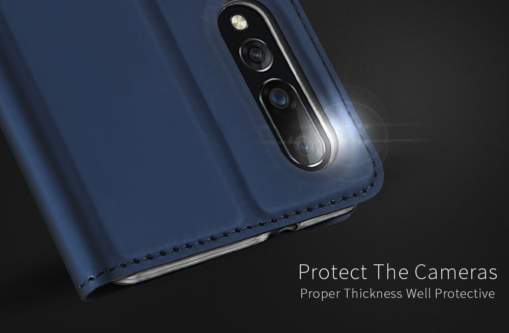 Husă din piele Dux Ducis Skin Pro, pentru Xiaomi Mi 9 - negru