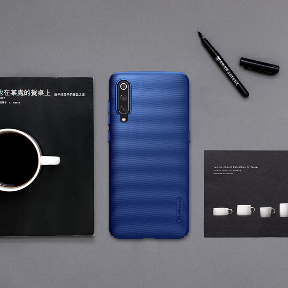 Carcasă cu caneluri Nillkin, din plastic durificat, pentru Xiaomi Mi 9 - auriu
