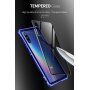 Carcasă cu ramă metalică și sticlă durificată, pentru Xiaomi Mi 9 - albastru