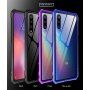 Carcasă cu ramă metalică și sticlă durificată, pentru Xiaomi Mi 9 - albastru
