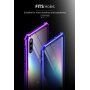 Carcasă cu ramă metalică și sticlă durificată, pentru Xiaomi Mi 9 - albastru