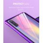Carcasă cu ramă metalică și sticlă durificată, pentru Xiaomi Mi 9 - albastru