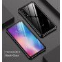 Carcasă cu ramă metalică și sticlă durificată, pentru Xiaomi Mi 9 - albastru