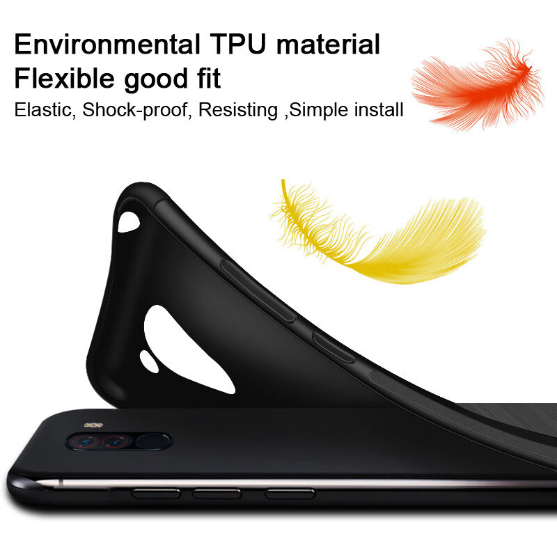 Carcasă Imak Vega, din plastic cu textură șlefuită, pentru Huawei P30 Pro - negru