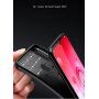 Carcasă din plastic cu textură carbon, pentru Honor 10 Lite / Huawei P Smart (2019) - negru
