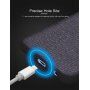 Carcasă cu textură ca materialul textil, pentru Huawei P Smart (2019) / Honor 10 Lite - negru