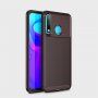 Carcasă din plastic cu textură carbon, pentru Huawei P30 Lite - negru