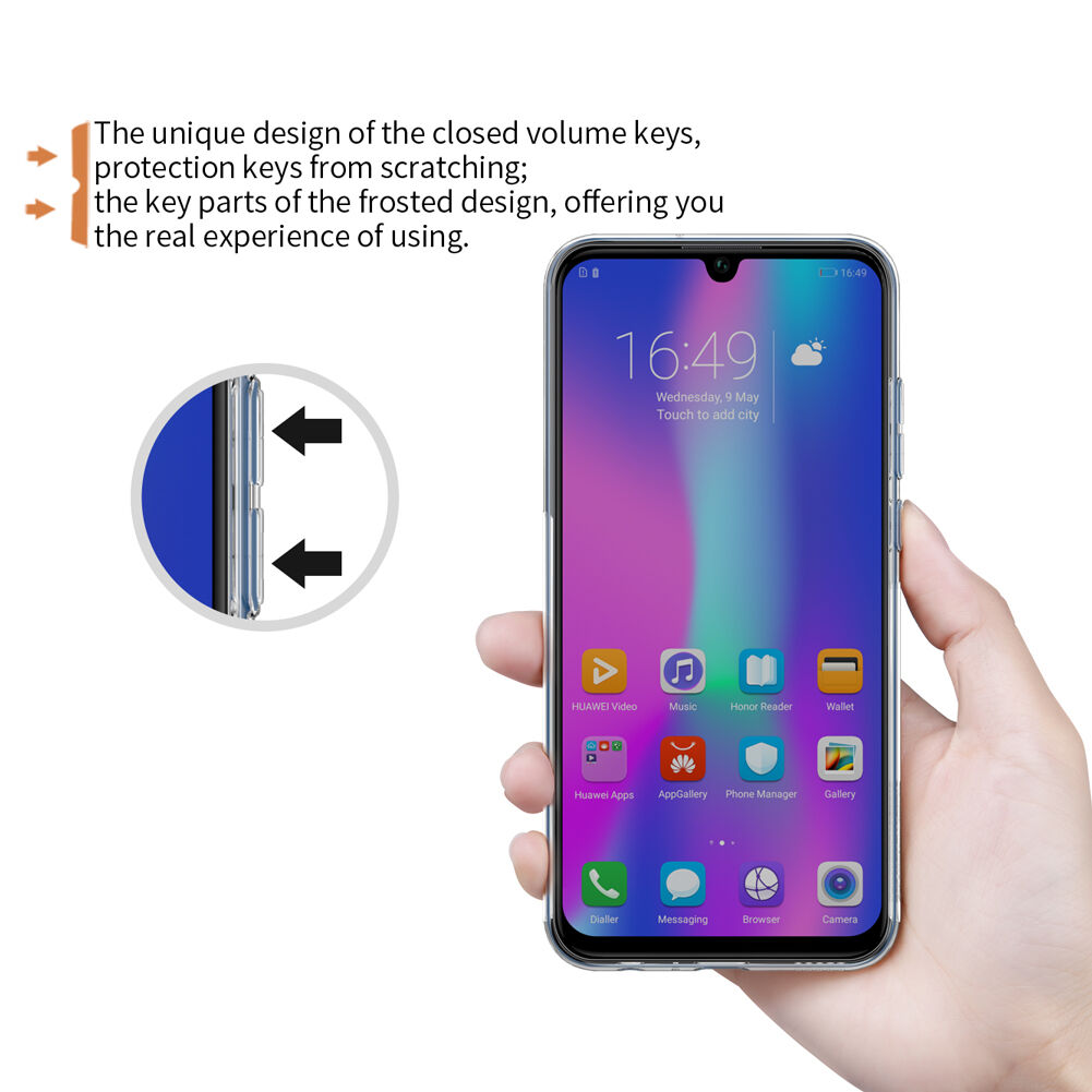 Carcasă Nillkin Nature, din plastic, pentru Honor 10 Lite - transparent