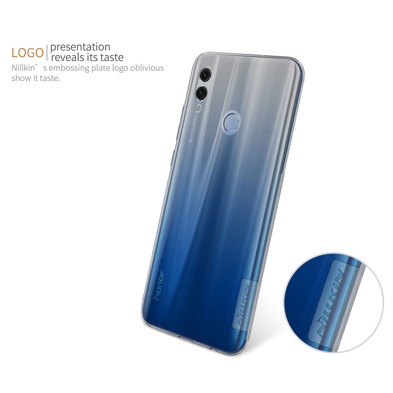 Carcasă Nillkin Nature, din plastic, pentru Honor 10 Lite - transparent