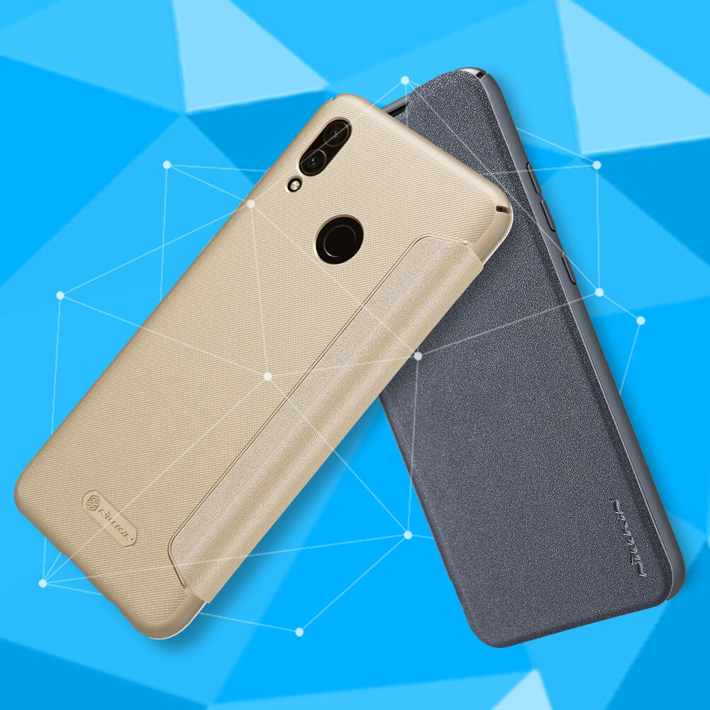 Husă flip Nillkin Sparkle, pentru Honor 10 Lite - gri