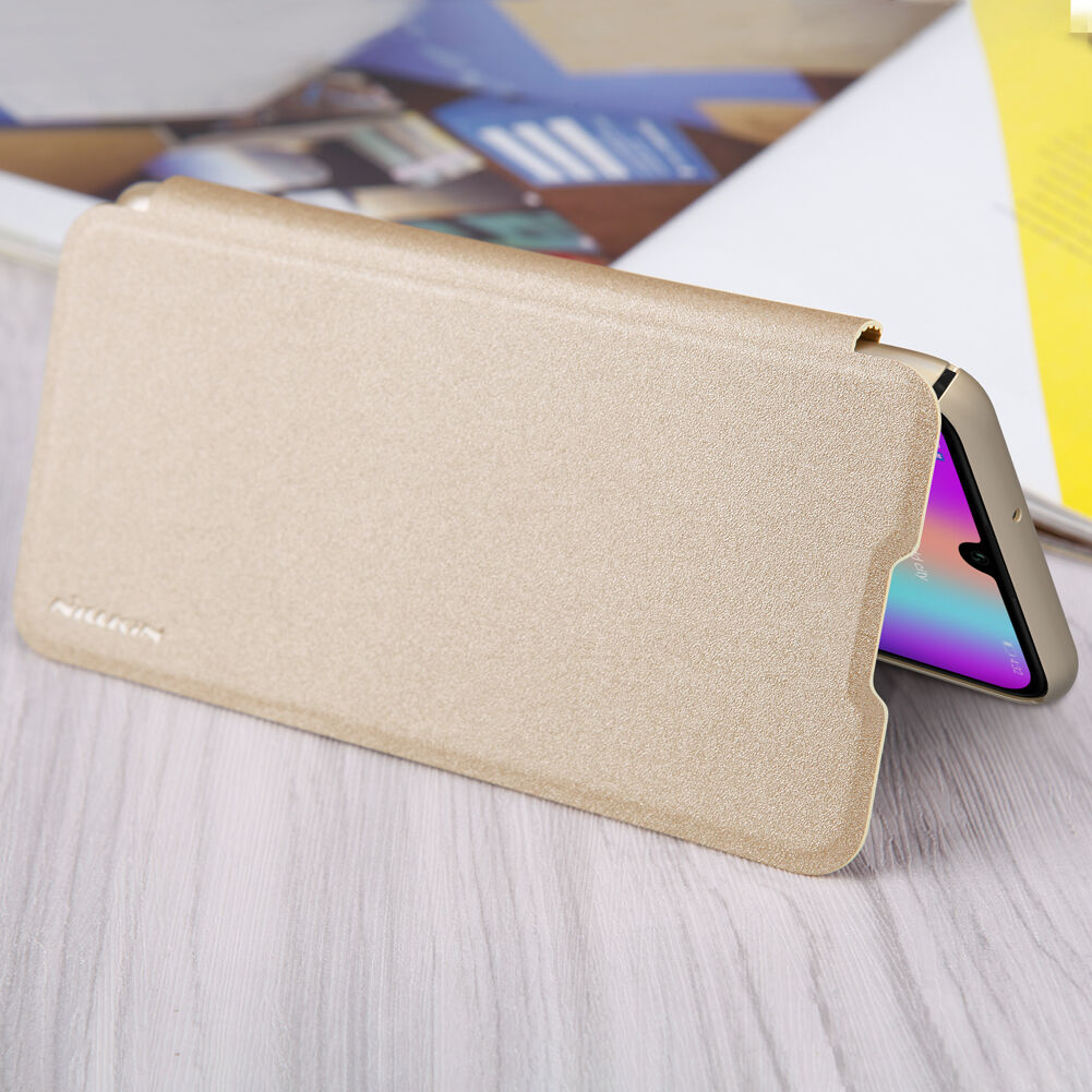 Husă flip Nillkin Sparkle, pentru Honor 10 Lite - gri Husă flip Nillkin Sparkle, pentru Honor 10 Lite - gri