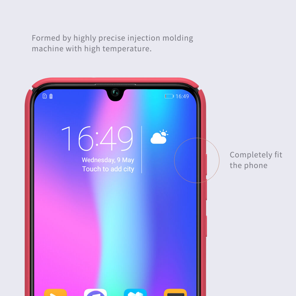 Carcasă Nillkin Frosted, din plastic, pentru Honor 10 Lite - negru