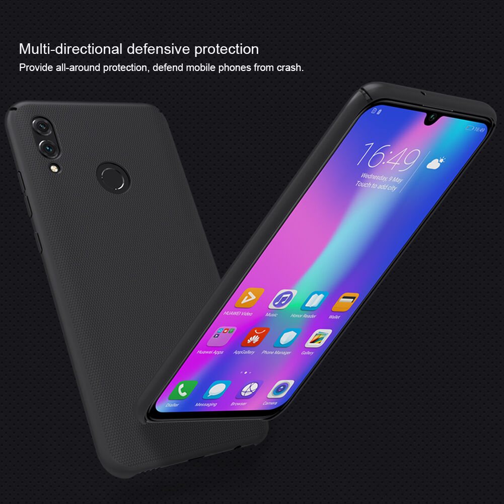Carcasă Nillkin Frosted, din plastic, pentru Honor 10 Lite - negru