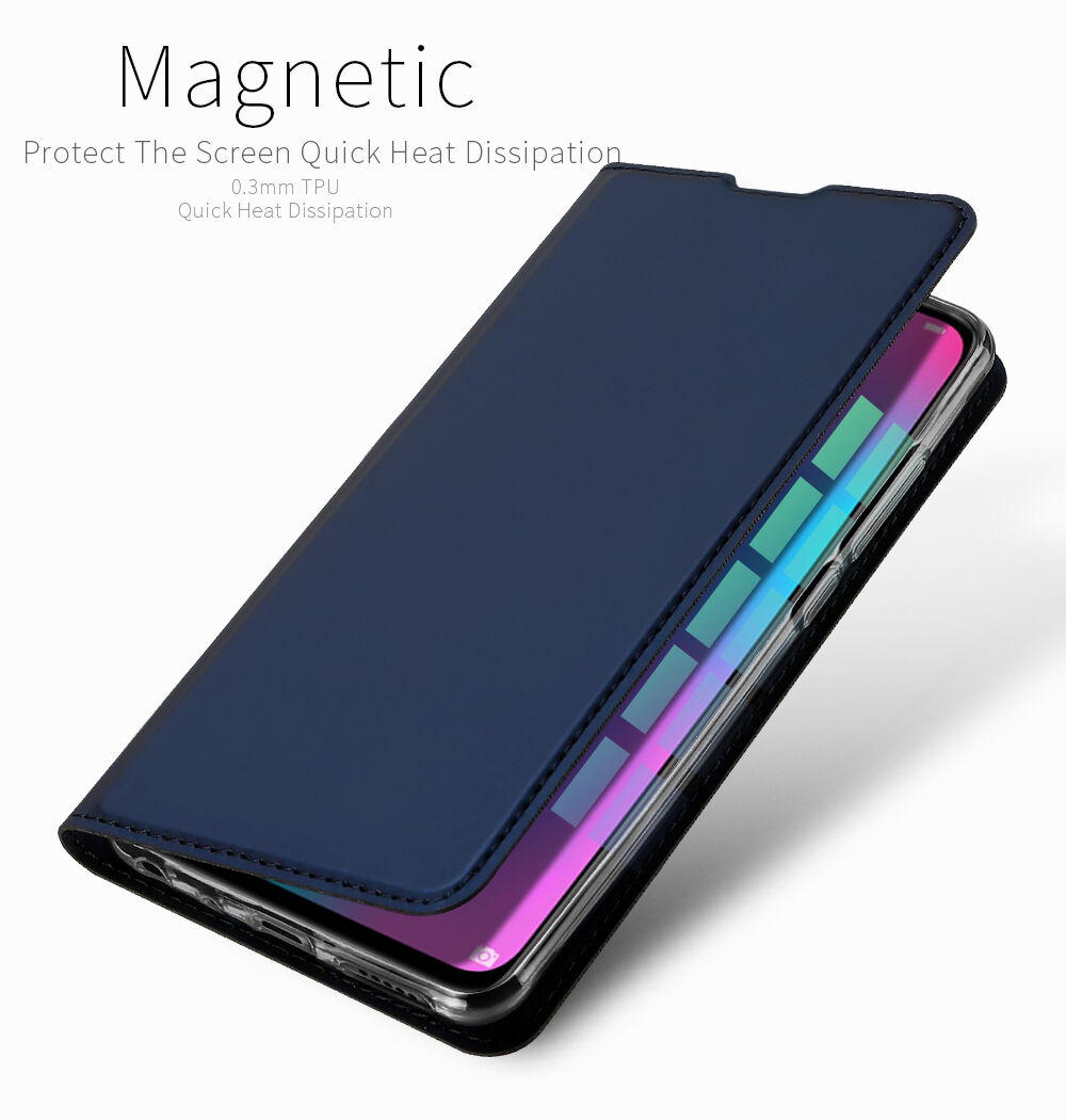 Husă flip Dux Ducis Skin Pro, pentru Honor 10 Lite - roz-auriu