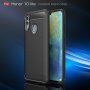 Carcasă cu textură de carbon șlefuit, pentru Huawei P Smart (2019) / Honor 10 Lite - albastru închis