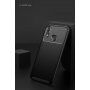 Carcasă din plastic cu textură carbon, pentru Huawei Nova 3i - negru