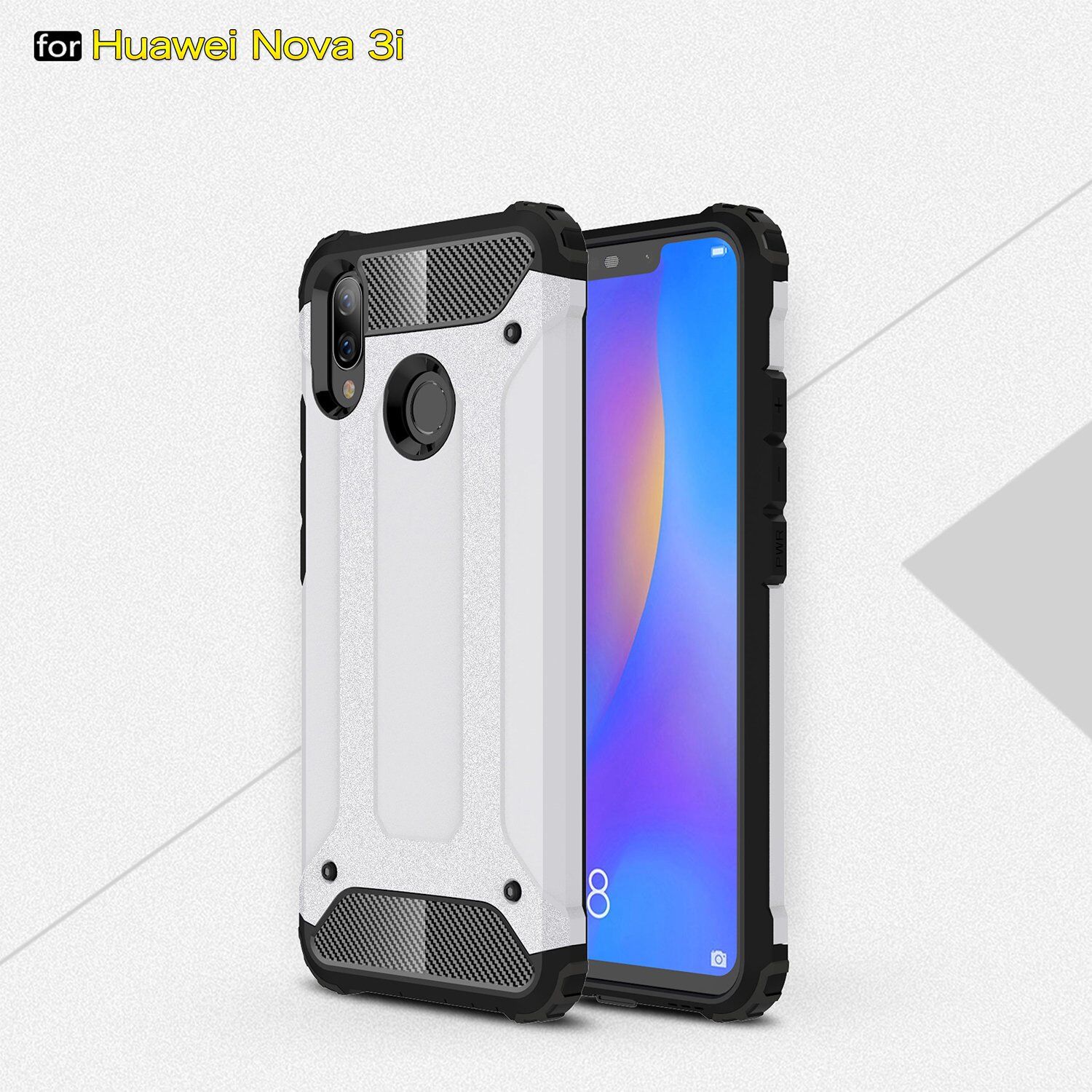 Carcasă super rezistentă Armor, pentru Huawei Nova 3i - auriu