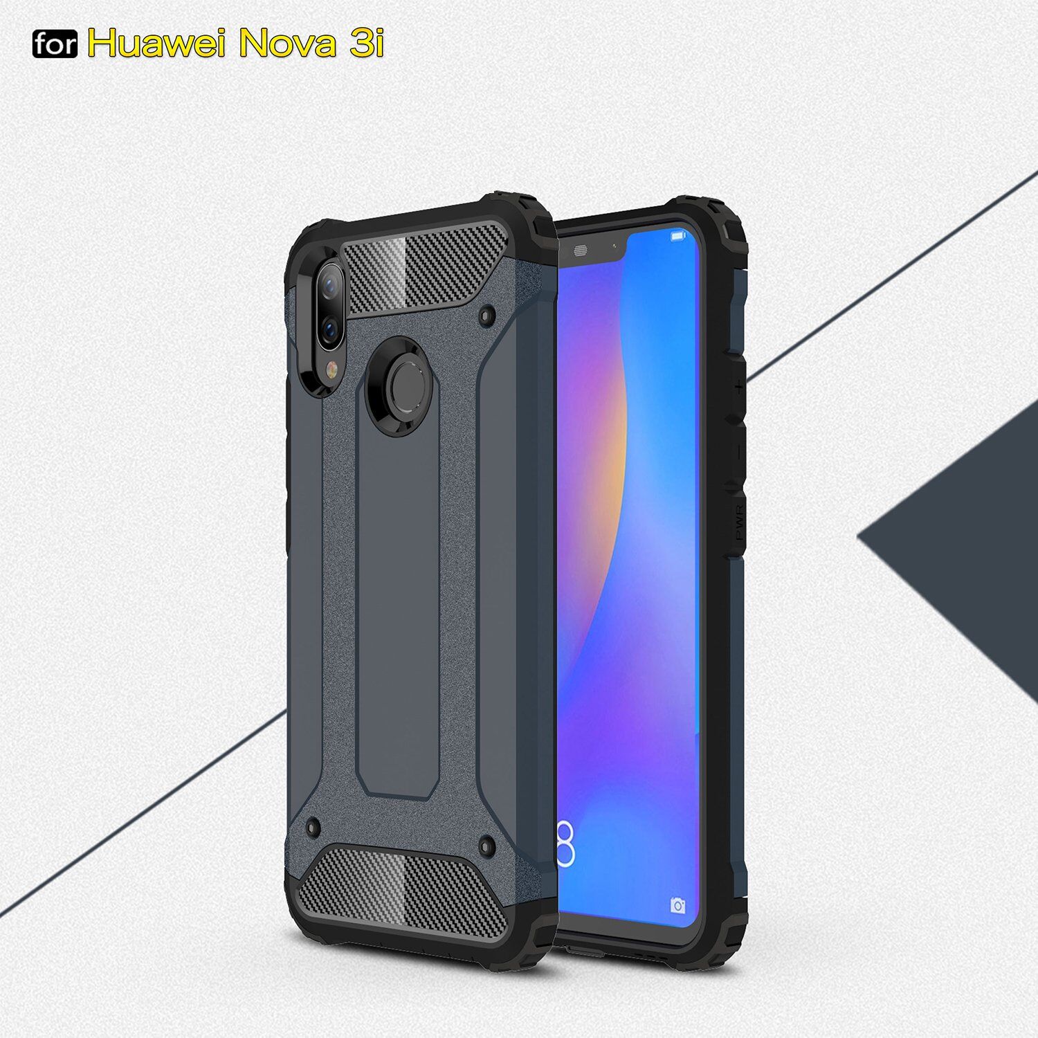 Carcasă super rezistentă Armor, pentru Huawei Nova 3i - auriu