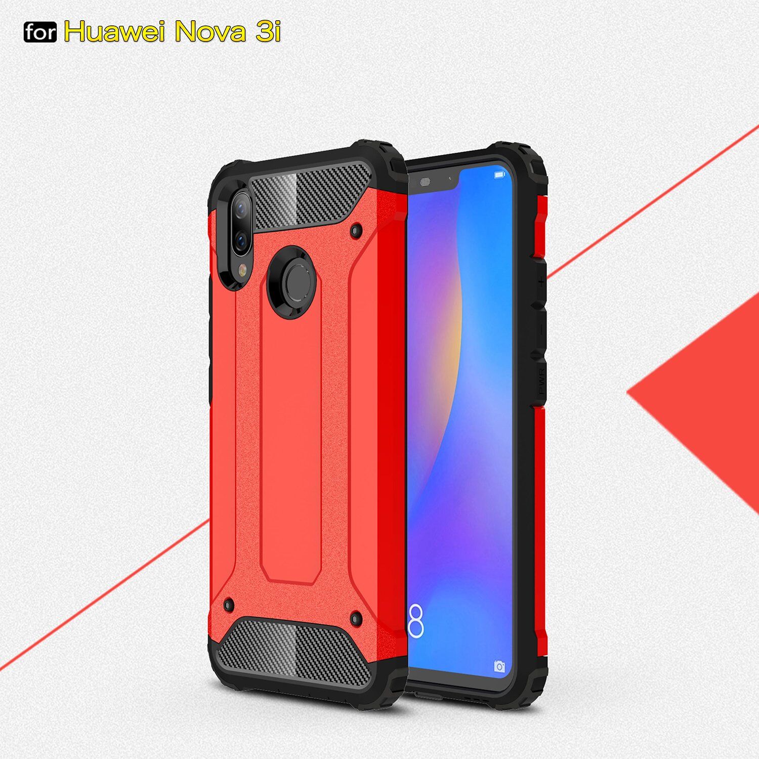 Carcasă super rezistentă Armor, pentru Huawei Nova 3i - auriu