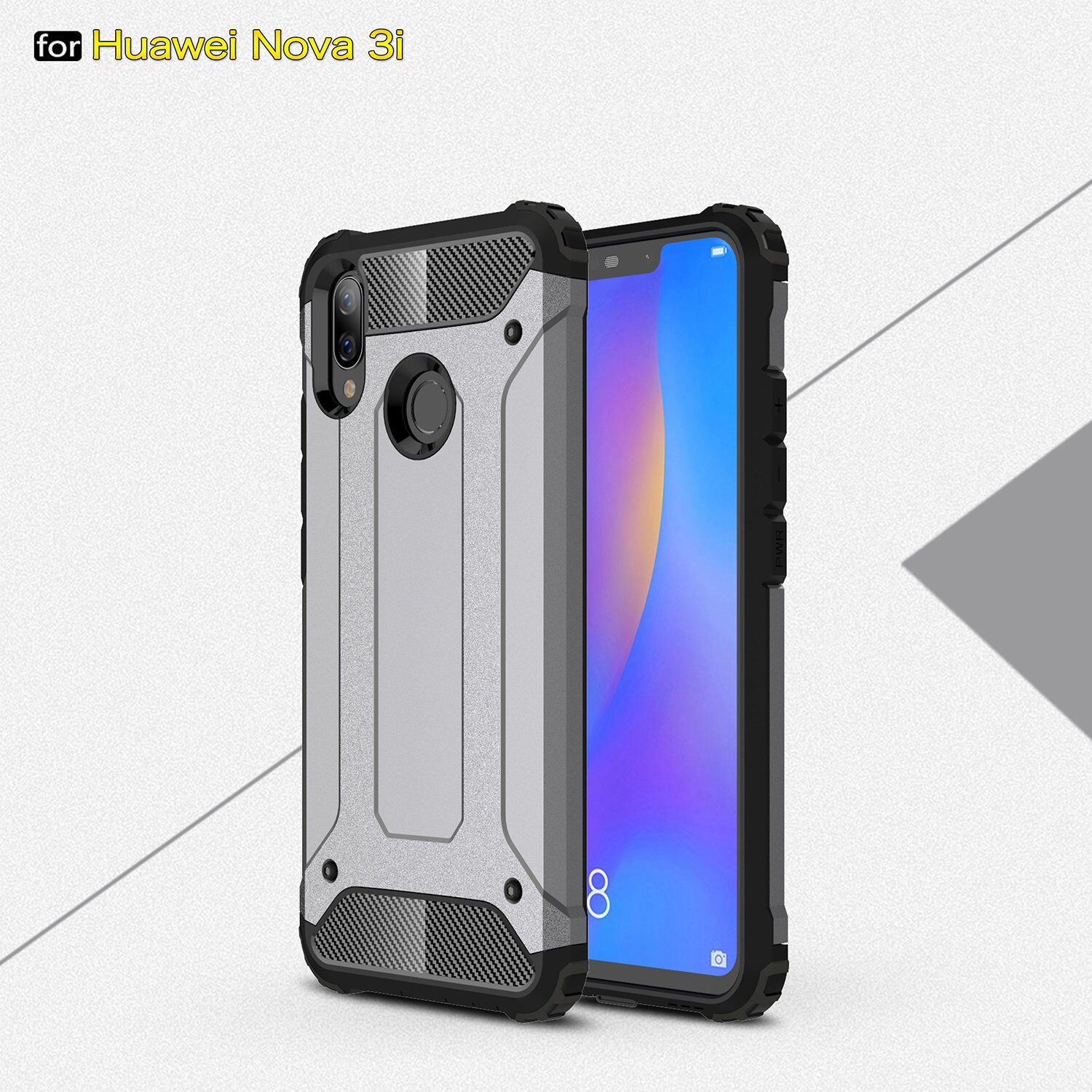 Carcasă super rezistentă Armor, pentru Huawei Nova 3i - auriu