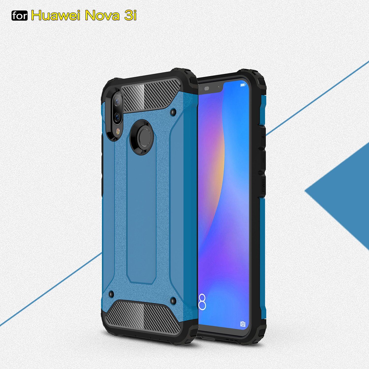 Carcasă super rezistentă Armor, pentru Huawei Nova 3i - auriu
