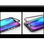 Ramă metalică Luphie, cu sticlă durificată, pentru Honor 10 - argintiu / transparent