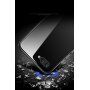 Ramă metalică Luphie, cu sticlă durificată, pentru Honor 10 - negru / transparent