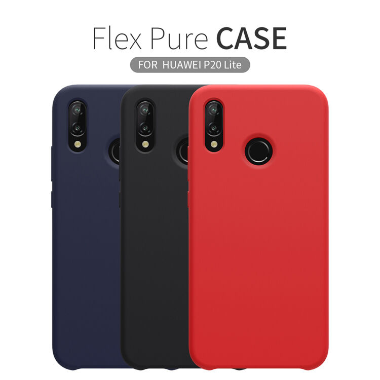 Carcasă din silicon Nillkin Liquid, pentru Huawei P20 Lite - negru