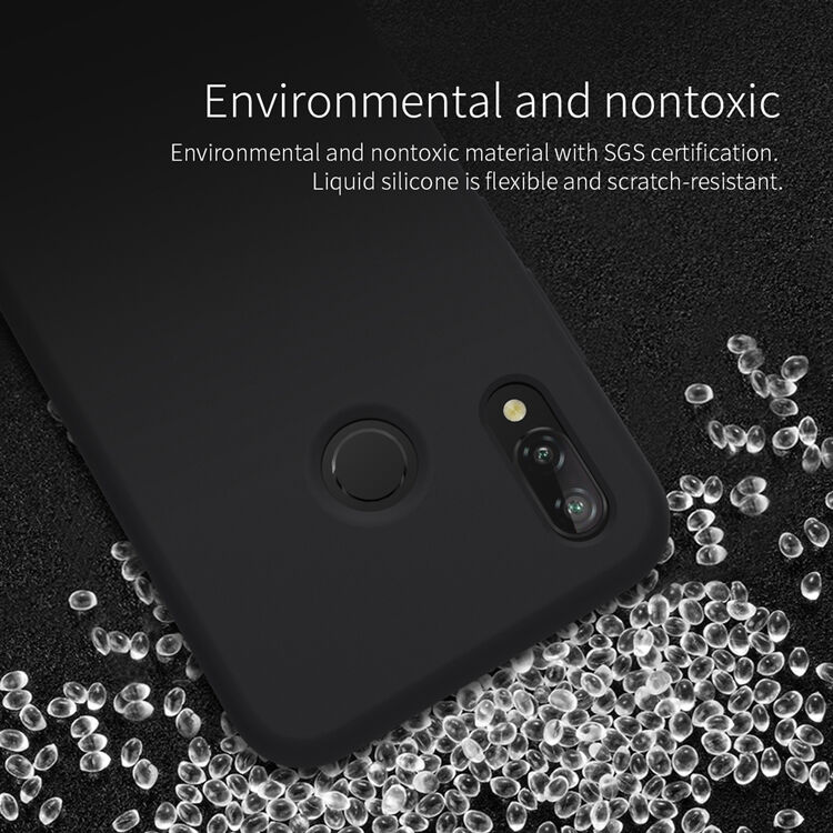 Carcasă din silicon Nillkin Liquid, pentru Huawei P20 Lite - negru
