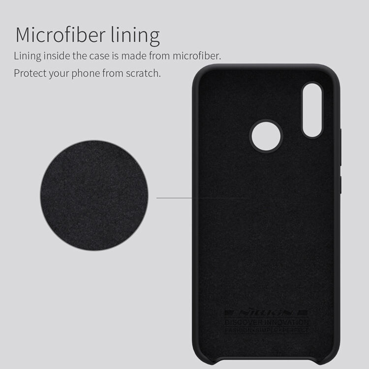 Carcasă din silicon Nillkin Liquid, pentru Huawei P20 Lite - negru