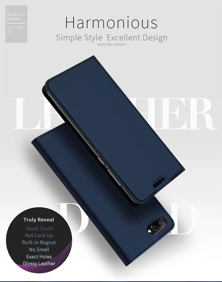Husă flip Dux Ducis Skin Pro, pentru Honor 10 - albastru închis