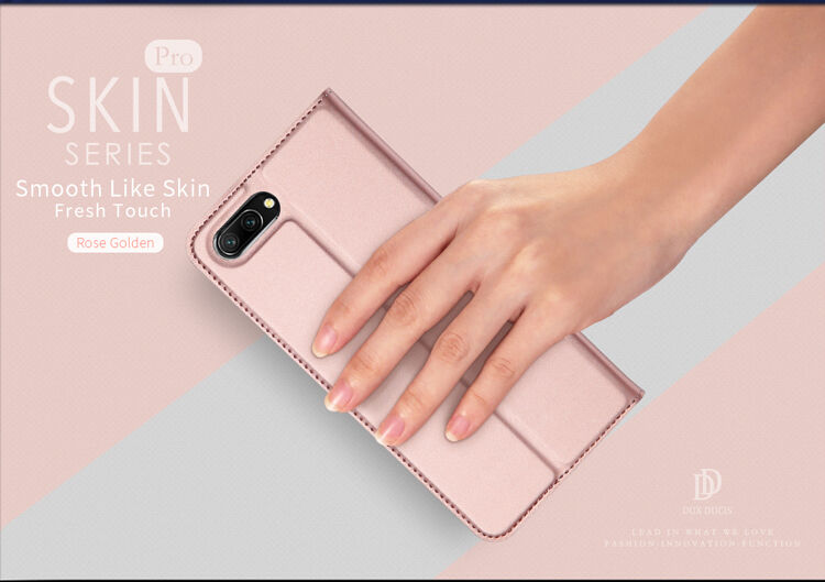 Husă flip Dux Ducis Skin Pro, pentru Honor 10 - albastru închis