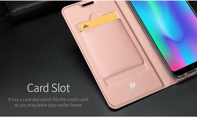 Husă flip Dux Ducis Skin Pro, pentru Honor 10 - albastru închis