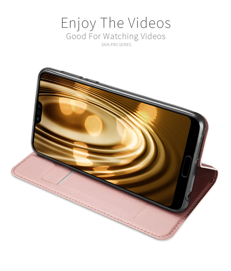 Husă flip Dux Ducis Skin Pro, pentru Honor 10 - albastru închis