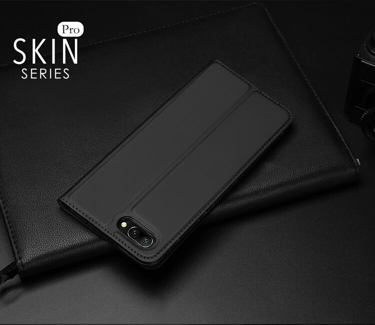 Husă flip Dux Ducis Skin Pro, pentru Honor 10 - albastru închis